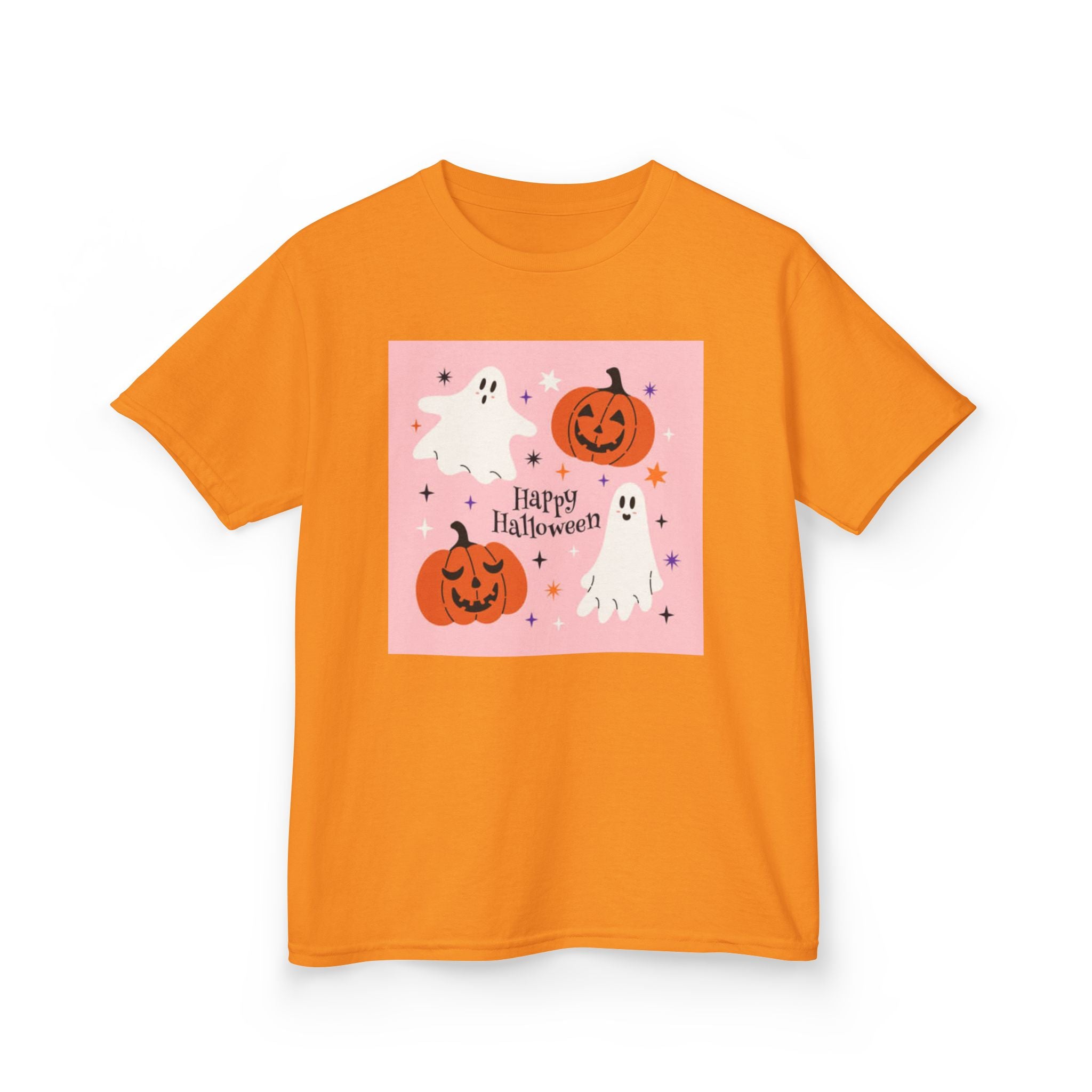 Kids Halloween Tee, Spooky Ghost Shirt, Pumpkin Graphic Tee, Trick or Treat Shirt, Fun Halloween Costume Shirt, Kids Holiday Apparel