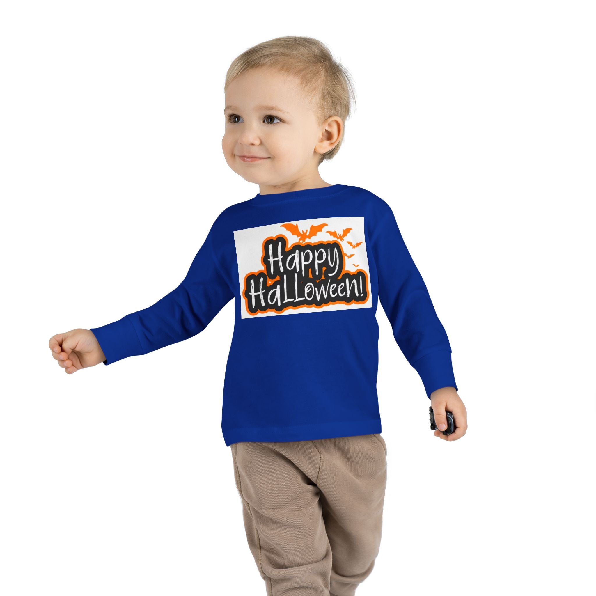 Toddler Halloween Long Sleeve Tee - Perfect for Trick-or-Treating, Fall Celebrations, Family Photos, Halloween Parties, Cute Toddler Outfit