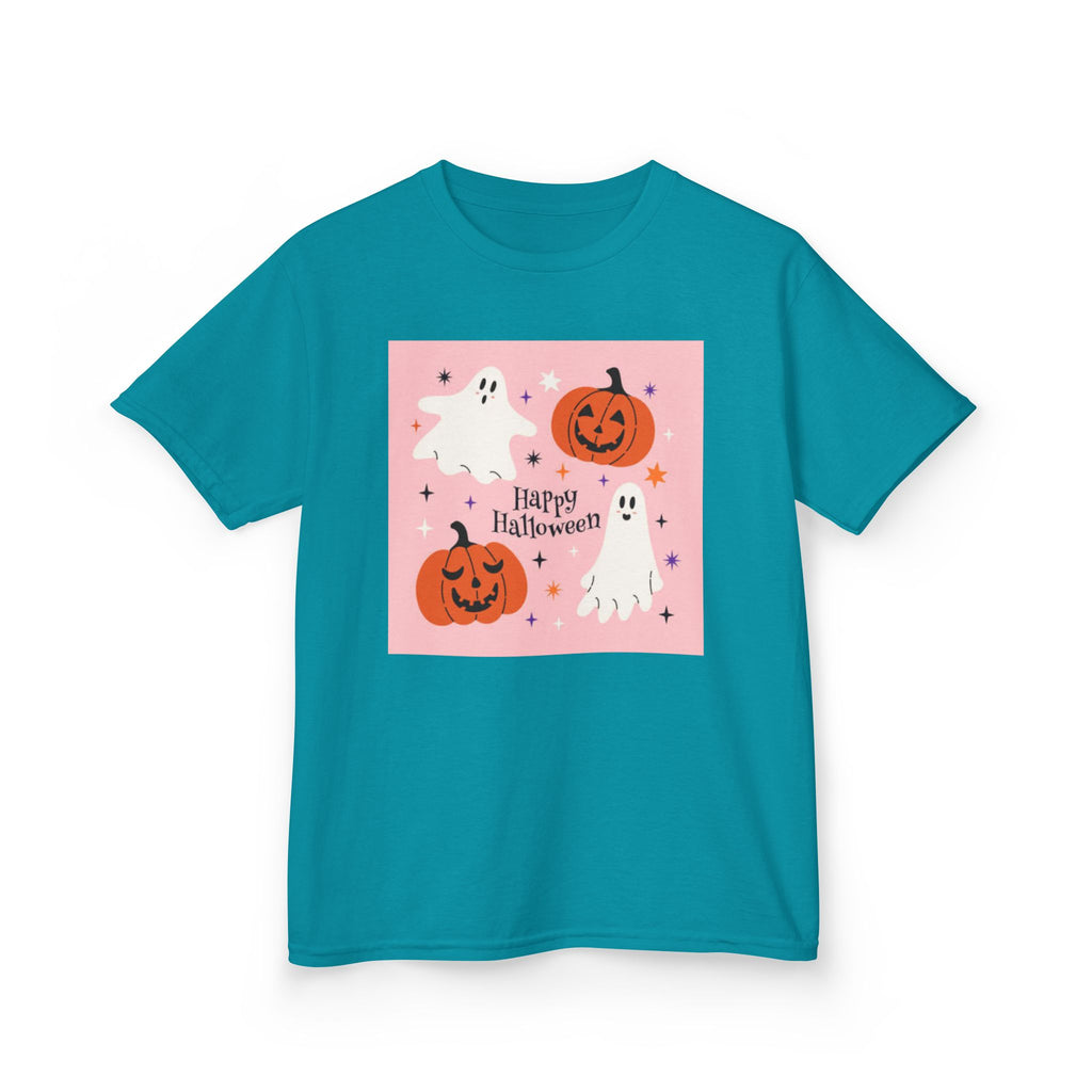 Kids Halloween Tee, Spooky Ghost Shirt, Pumpkin Graphic Tee, Trick or Treat Shirt, Fun Halloween Costume Shirt, Kids Holiday Apparel