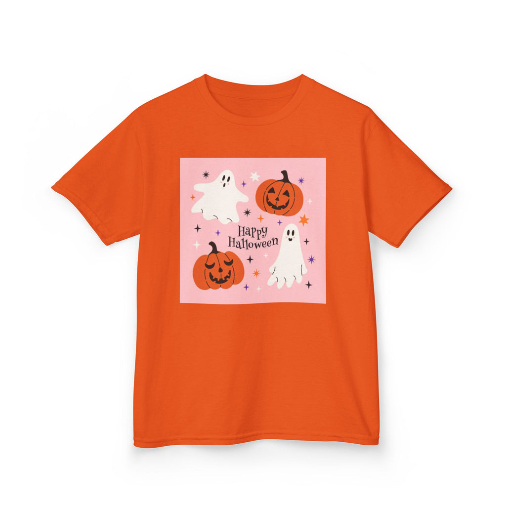 Kids Halloween Tee, Spooky Ghost Shirt, Pumpkin Graphic Tee, Trick or Treat Shirt, Fun Halloween Costume Shirt, Kids Holiday Apparel