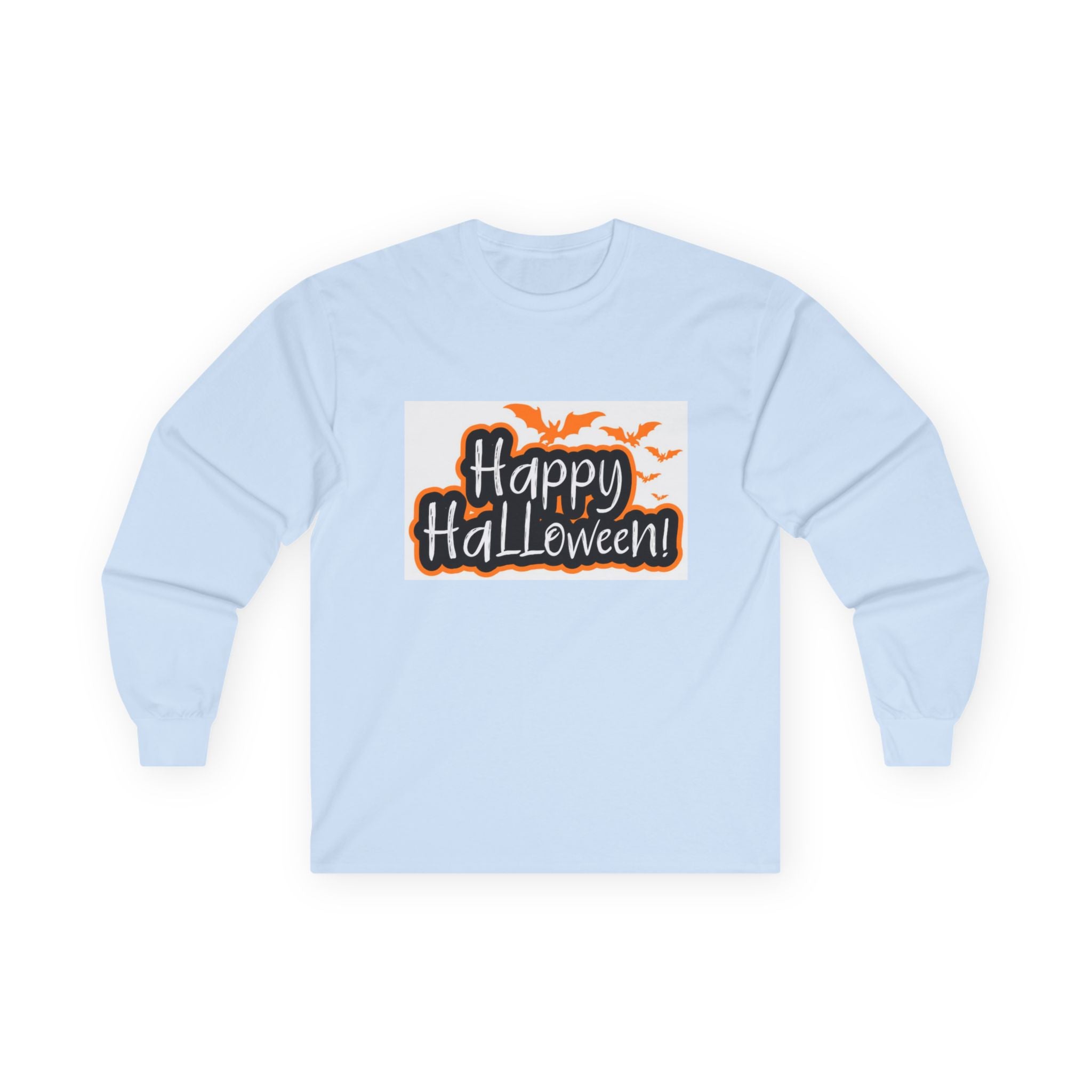 Halloween Unisex Long Sleeve Tee, Spooky Shirt, Fall Fashion, Halloween Gift, Holiday Apparel, Trick or Treat Wear