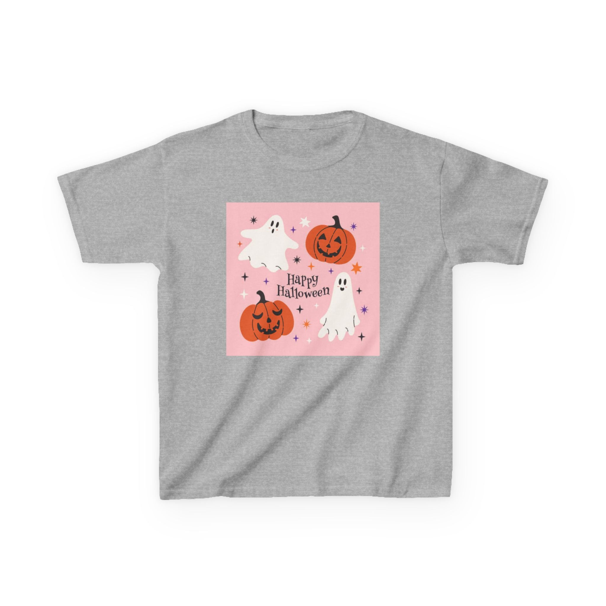 Kids Halloween Tee, Spooky Ghost Shirt, Pumpkin Graphic Tee, Trick or Treat Shirt, Fun Halloween Costume Shirt, Kids Holiday Apparel