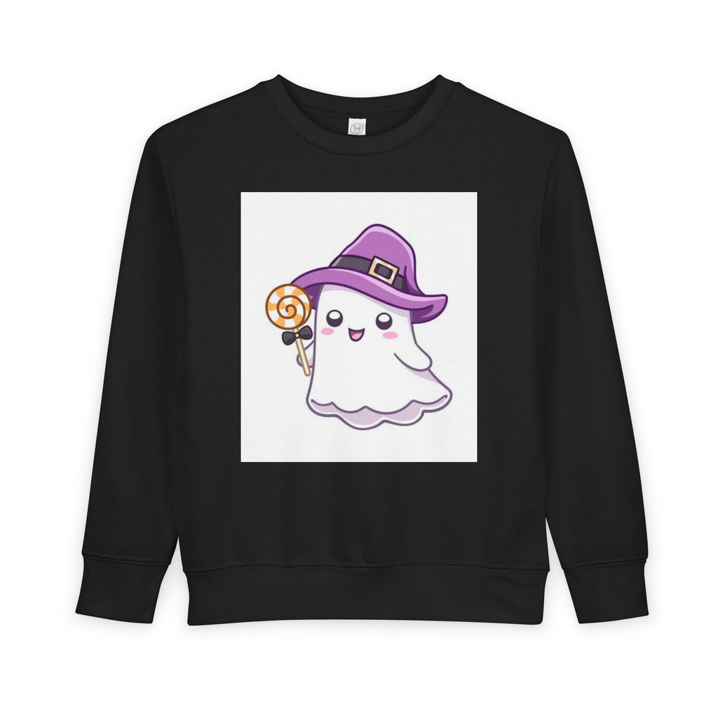 Adorable Toddler Ghost Sweatshirt for Halloween Fun, Kids' Holiday Clothing, Cute Costume, Perfect for Trick-or-Treating, Cozy Kids Gift