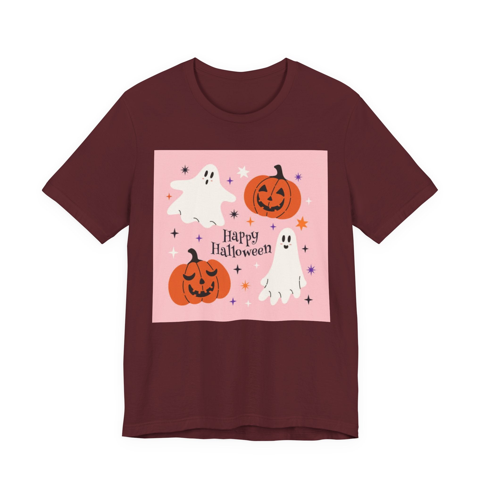 Happy Halloween Ghosts Tee, Spooky Shirt, Unisex Halloween T-Shirt, Ghost and Pumpkin Graphic Tee, Fall Celebration Apparel, Costume [...]