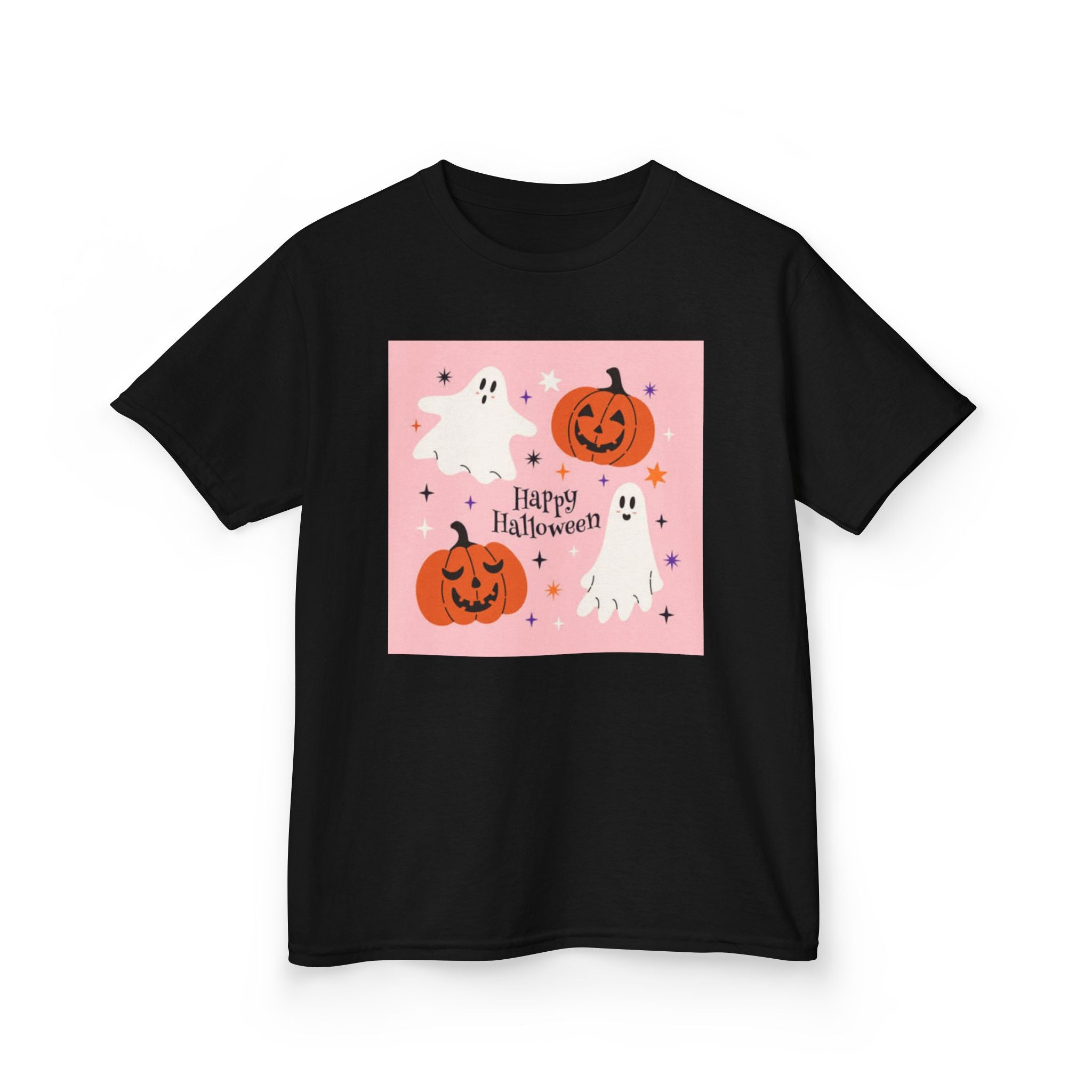 Kids Halloween Tee, Spooky Ghost Shirt, Pumpkin Graphic Tee, Trick or Treat Shirt, Fun Halloween Costume Shirt, Kids Holiday Apparel