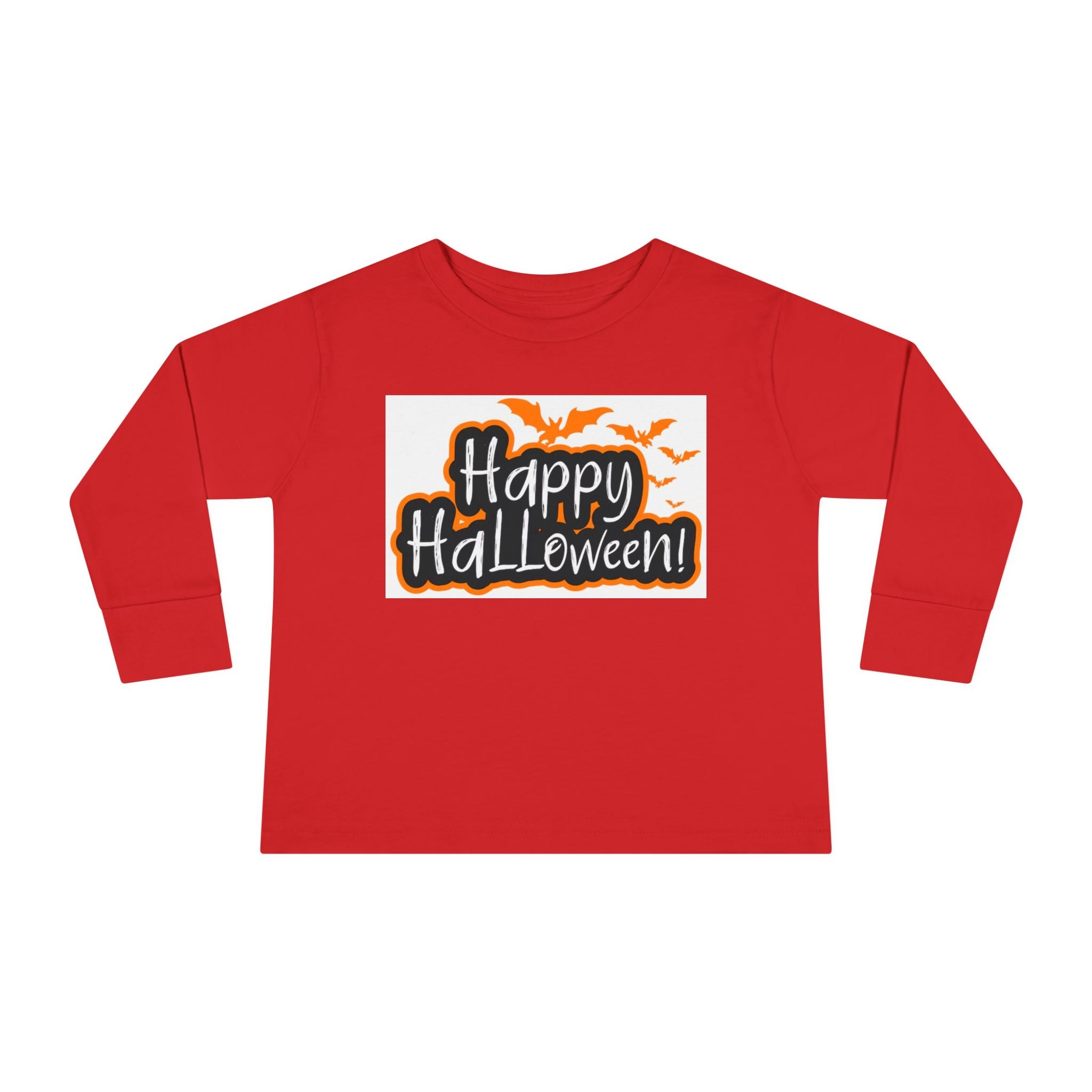 Toddler Halloween Long Sleeve Tee - Perfect for Trick-or-Treating, Fall Celebrations, Family Photos, Halloween Parties, Cute Toddler Outfit