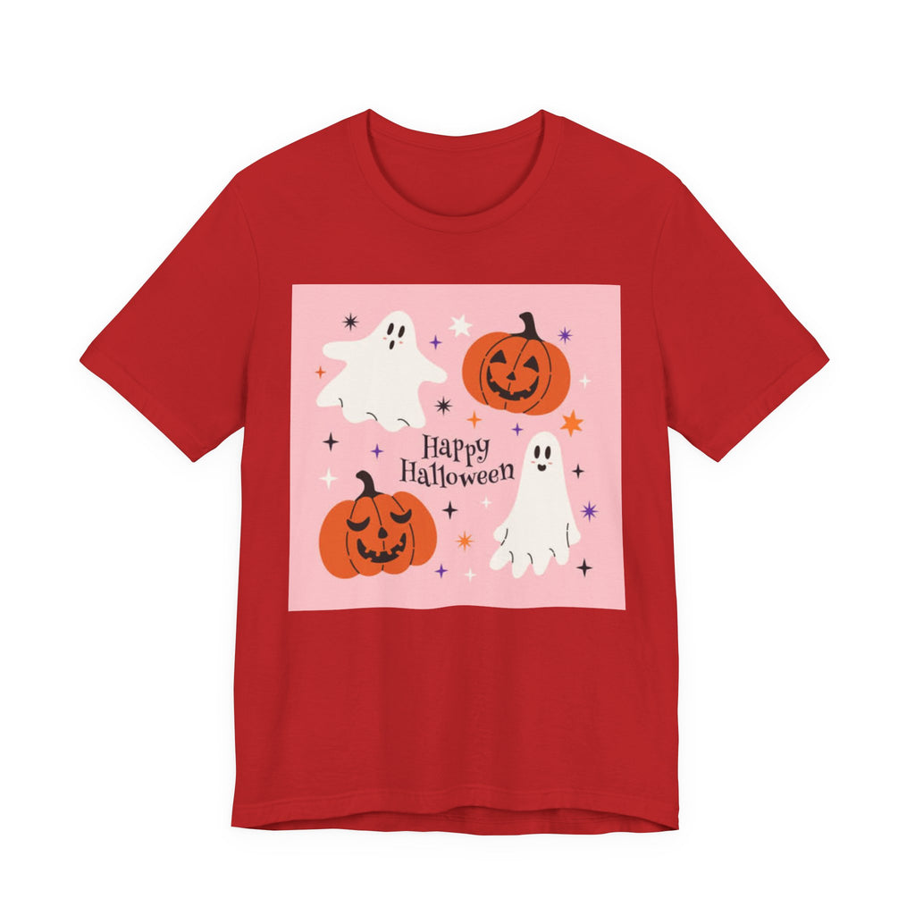 Happy Halloween Ghosts Tee, Spooky Shirt, Unisex Halloween T-Shirt, Ghost and Pumpkin Graphic Tee, Fall Celebration Apparel, Costume [...]
